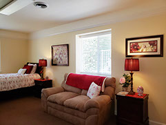 Beautifully designed room full of life and color! If you prefer, you can bring your own furnishings.